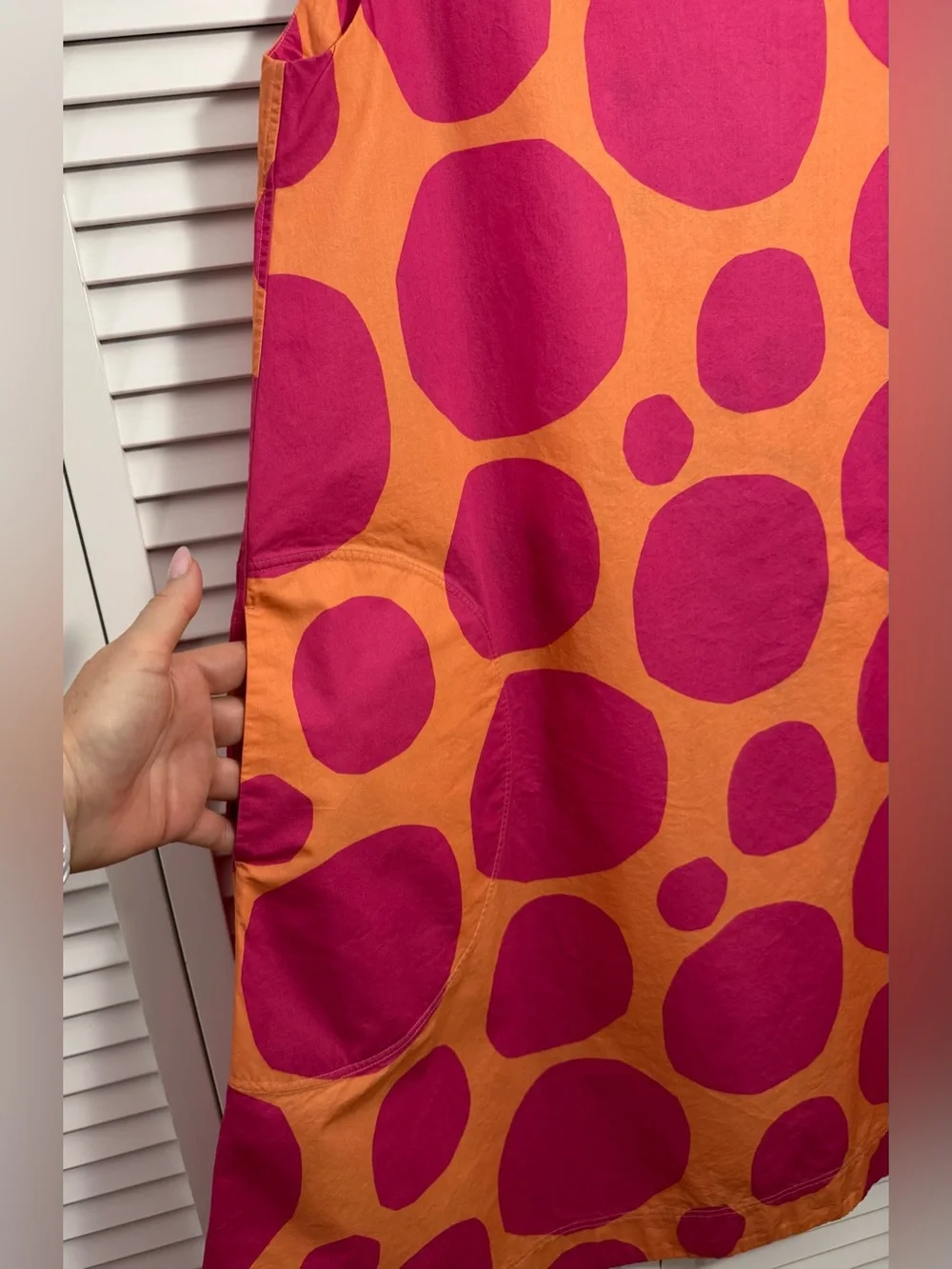 Uniqlo × Marimekko Women's A-Line Sleeveless Dress Pink Size L - Picture 3 of 9